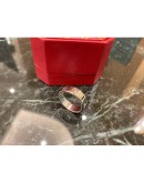 (LIKE NEW) CARTIER LOVE RING 18K 750 WHITE GOLD SIZE 53 YEAR 2020