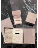 (UNUSED) BVLGARI B.ZERO1 RING DIAMOND 18K ROSE GOLD SIZE 52 YEAR 2017 -FULL SET-