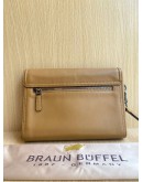  BRAUN BUFFEL CALF LEATHER CLUTCH