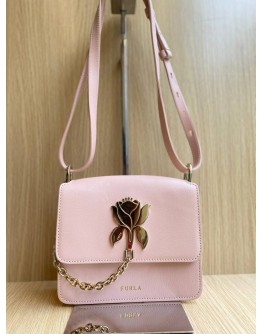 FURLA PINK TUBEROSA MINI CROSSBODY BAG