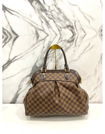 LOUIS VUITTON TREVI PM DAMIER EBENE CANVAS BAG