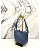 LOUIS VUTTON MYRTILLE BLUE EPI LEATHER MANDARA PM BAG