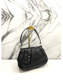 BALLY LEATHER SHOULDER BAG IN BLACK