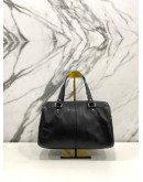 COACH BLACK AVERY SATCHEL BAG WITH STRAP