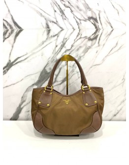 PRADA HANDLE BROWN BAG