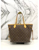 LOUIS VUITTON NEVERFULL MM TOTE BAG IN MONOGRAM COATED CANVAS