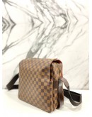 LOUIS VUITTON NAVIGLIO BROWN DAMIER EBENE CANVAS MESSENGER BAG