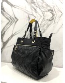 CHANEL PARIS BIARRITZ TOTE GM IN BLACK SHOULDER HANDBAG