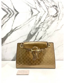 GUCCI EMILY GUCCISIMA CHAIN BAG 