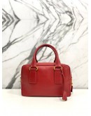 PRADA SAFFIANO LEATHER HANDLE RED BAG