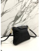 PRADA BLACK SAFFIANO TESSUTO CROSSBODY BAG