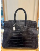 HERMES BIRKIN 35 CROCODILE LEATHER BAG