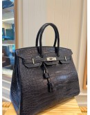 HERMES BIRKIN 35 CROCODILE LEATHER BAG