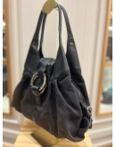 BVLGARI CHANDRA SHOULDER BAG IN BLACK