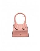 (BRAND NEW) VC VINSON CANDICE BB VC IN PINK PEBBLED LEATHER -FULL SET-