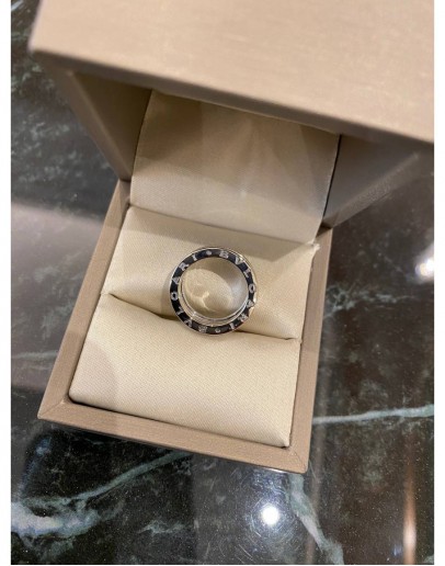 2020 BVLGARI B.ZERO1 RING 18K 750 WHITE GOLD SIZE 49