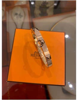 2023 HERMES COLLIER DE CHIEN 18K 750 ROSE GOLD BRACELET