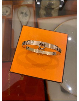 2023 HERMES COLLIER DE CHIEN 18K 750 ROSE GOLD BRACELET