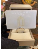 2020 BVLGARI B.ZERO1 RING 18K 750 WHITE GOLD SIZE 60 FULL SET