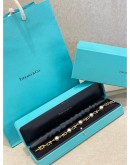 2024 TIFFANY & CO. HARDWEAR LINK BRACELET IN 18K 750 YELLOW GOLD WITH FRESHWATER PEARLS