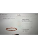 2021 CARTIER CLASH DE CARTIER BRACELET IN DIAMOND AND 18K 750 ROSE GOLD FULL SET