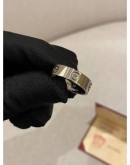 2023 CARTIER LOVE RING SIZE 59 IN 18K 750 WHITE GOLD FULL SET