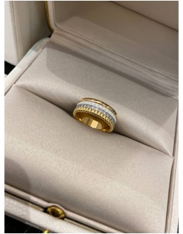(LIKE NEW) 2016 BOUCHERON QUATRE DIAMOND 18K 750 ROSE GOLD RING SIZE 51 FULL SET