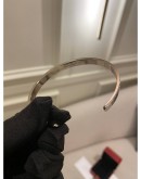 (BRAND NEW) 2023 CARTIER LOVE CUFF OPEN CLASSIC MODEL WHITE GOLD BRACELET FULL SET