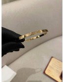 (LIKE NEW) 2022 CARTIER LOVE BRACELET 18K 750 ROSE GOLD SIZE 16 FULL SET