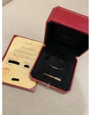 (LIKE NEW) 2022 CARTIER LOVE BRACELET 18K 750 ROSE GOLD SIZE 16 FULL SET