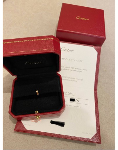(BRAND NEW) 2024 CARTIER LOVE EARRINGS 18K 750 ROSE GOLD FULL SET