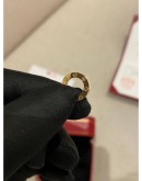(BRAND NEW) 2024 CARTIER LOVE EARRINGS 18K 750 ROSE GOLD FULL SET