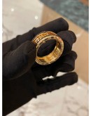 2020 BVLGARI B.ZERO1 RING 18K 750 ROSE GOLD SIZE 63 FULL SET