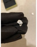 (UNUSED) 2022 VCA VAN CLEEF & ARPELS SWEET BUTTERFLIES EARSTUDS IN 18K 750 WHITE GOLD & TIFFANY BLUE