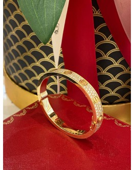 CARTIER DIAMOND GOLD BRACELET 