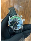 BALL ENGINEER MASTER II DIVER DAY DATE GREEN FLASH REF DM1020A 42MM AUTOMATIC YEAR 2007 WATCH -FULL SET-