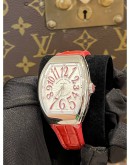 (BRAND NEW) 2022 FRANCK MULLER LADY VANGUARD REF V32 SCATFOAC 32MM x 40MMM AUTOMATIC WATCH -FULL SET-