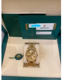 (UNUSED) ROLEX PRESIDENT DAY-DATE FULL 18K YELLOW GOLD VERY SHINY REF 128238 36MM AUTOMATIC YEAR 2019 WATCH -FULL SET-