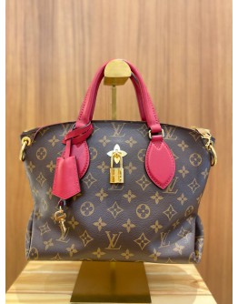 ﻿(NEW YEAR SALE) LOUIS VUITTON FLOWER ZIPPED TOTE MONOGRAM CANVAS PM -FULL SET-